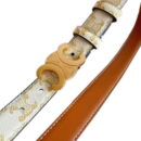 Celine Medium Triomphe Belt Gold Buckle Canvas Leather