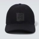 Loewe Patch Baseball Cap in Canvas Black