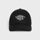 Celine Wiltern Embroidery Baseball Cap Cotton Black