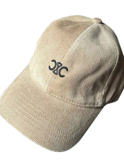 Celine Mini Triomphe Baseball Cap Corduroy Beige