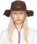Jacquemus Le Bob Artichaut Bucket Hat in Brown