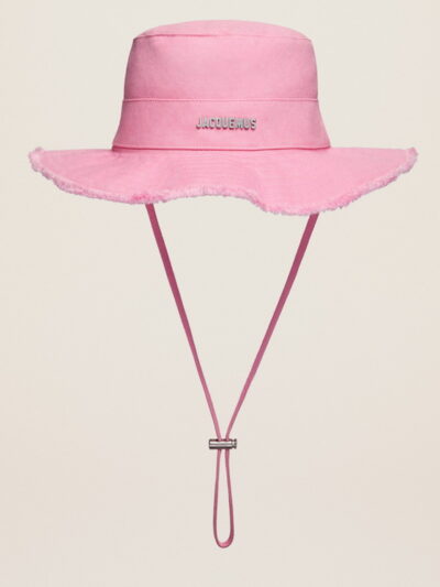 Jacquemus Le Bob Artichaut Pink Cotton Bucket Hat
