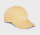 Celine Mens/ Womens Baseball Cap in Cotton Yellow