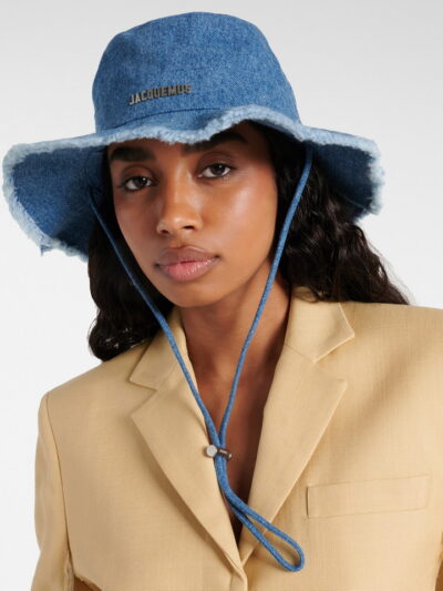 Jacquemus Le Bob Artichaut Bucket Hat in Denim