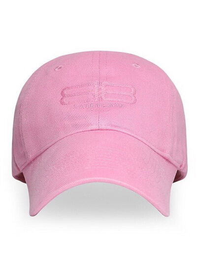 Balenciaga BB Paris Icon Baseball Cap in Pink