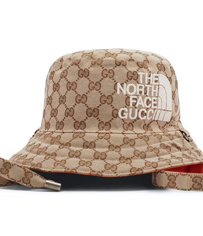 Gucci X The North Face GG Canvas Bucket Hat Beige/Ebony
