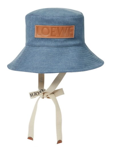 LOEWE Fisherman Hat in Canvas Denim Bucket