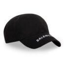 Balenciaga Men's Logo Visor Cap Black and White